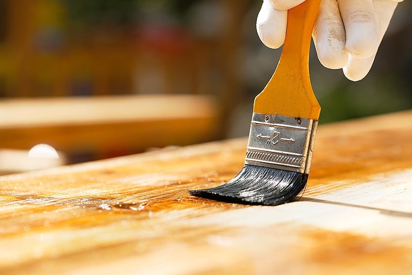 teak oil safe for kitchen table