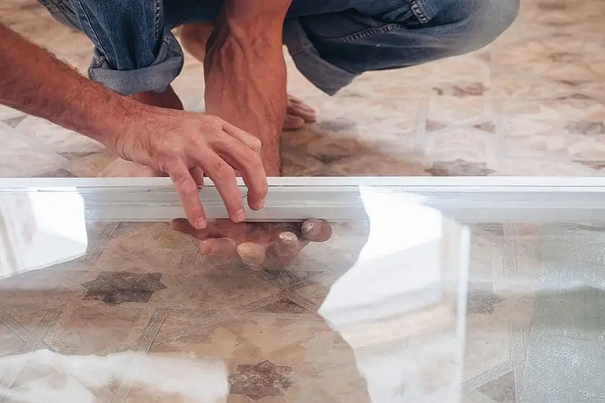Attach Glass to Wood