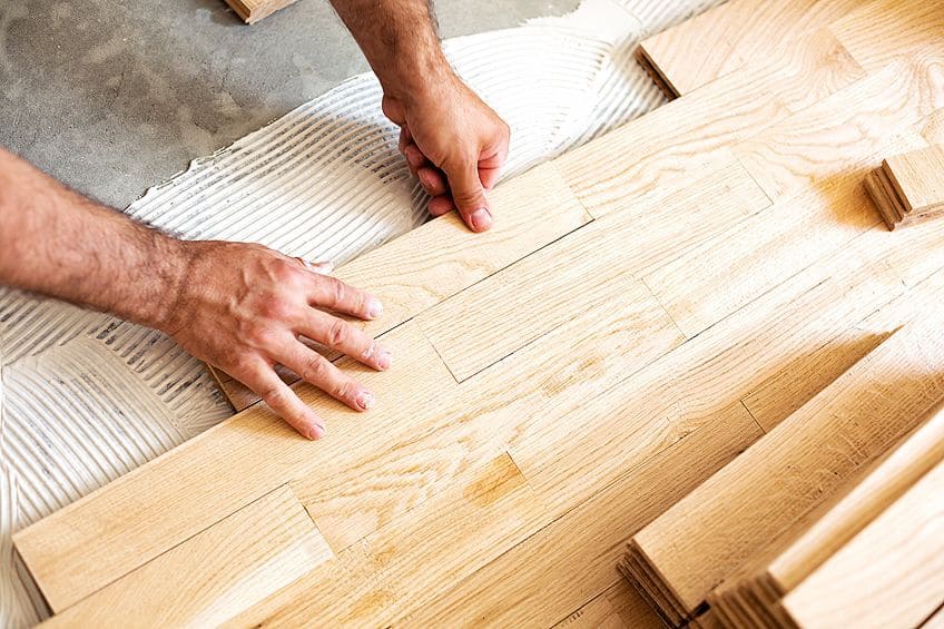 Best Glue For Hardwood Floors How To, Diy Engineered Hardwood Floor Installation On Concrete Slab