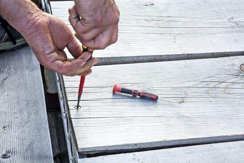 Preparing for Deck Sander