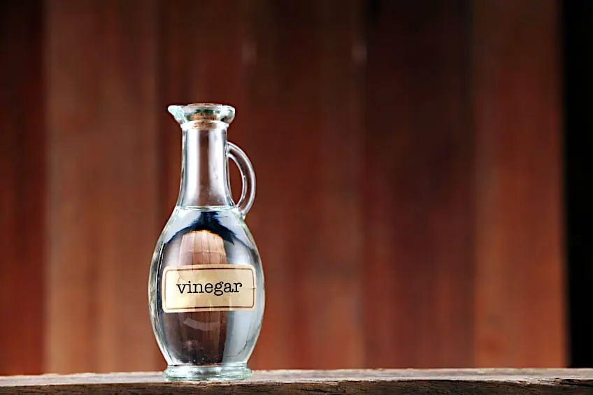 Use Vinegar on Bleached Wood