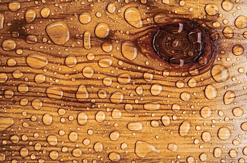 Tung Oil is Water Resistant