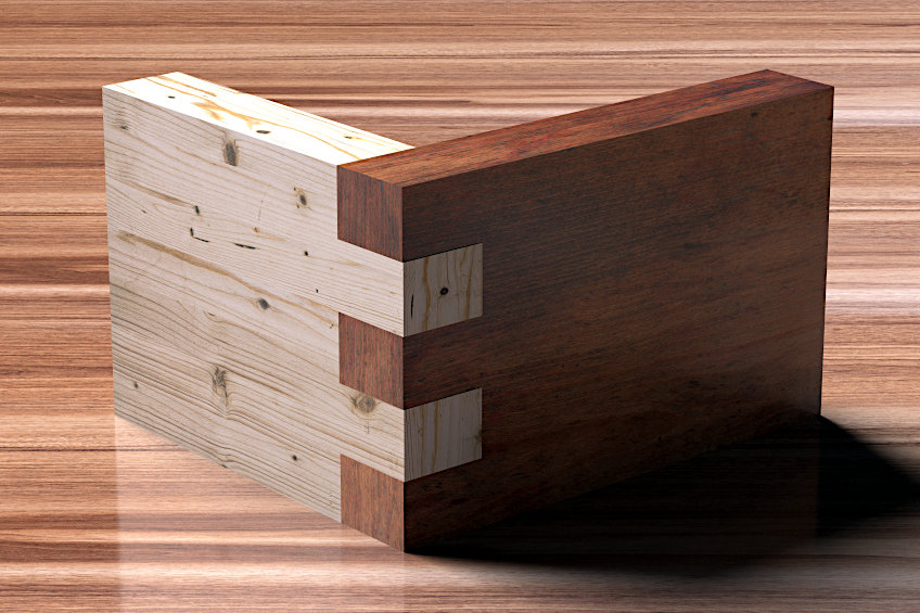 Two-Tone Box Joints