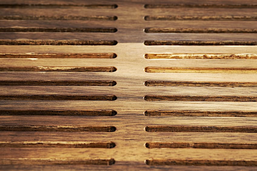 Acacia Wood Louvres