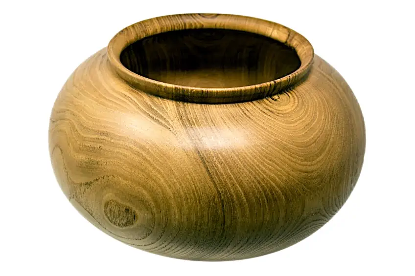 Decorate Wooden Vase and Bowl