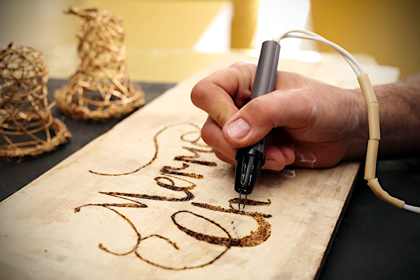 Pyrographic Wood Craft Project