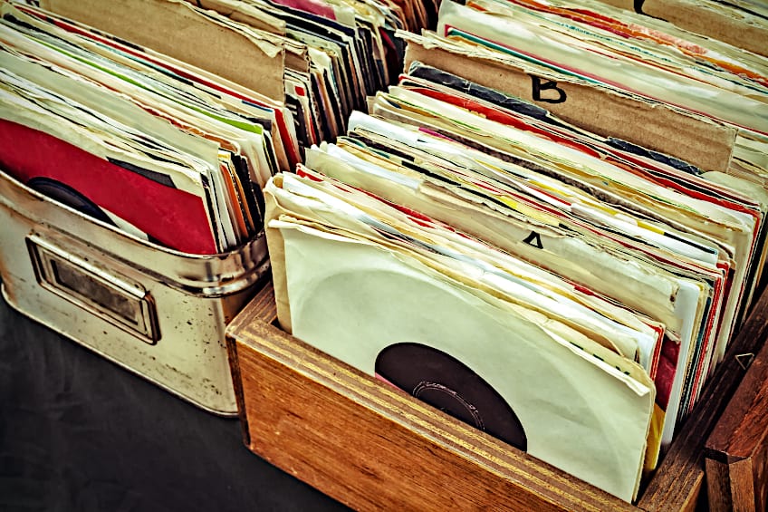 Vinyl Record Storage Box
