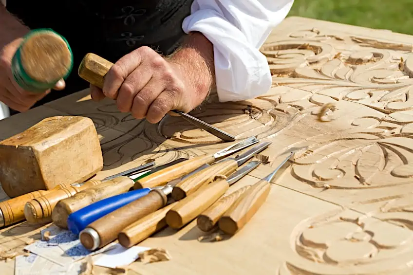 Hand Carving a Relief Panel