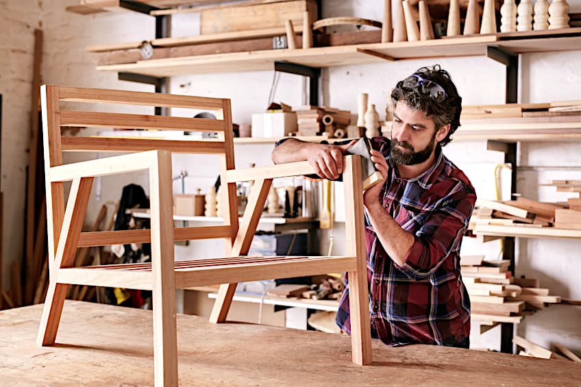 Hardwood Workbench for Large Projects