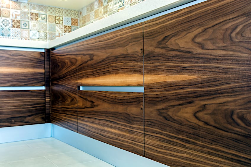 Luxury Walnut Kitchen Cabinets