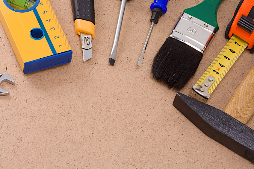 MDF Worktop on Workbench