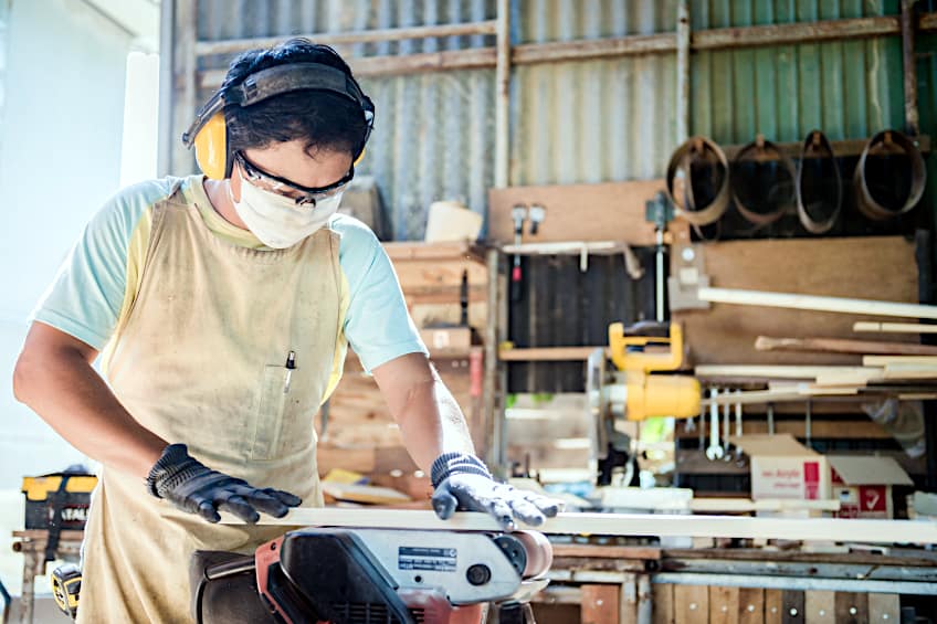 Protective Gear for Working with Paulownia Wood