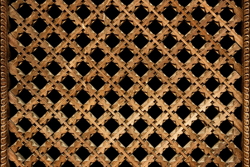 Criss-Cross Wood Wall Pattern