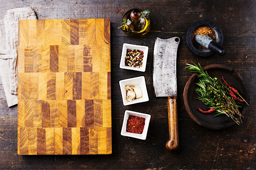 Wood for End-Grain Cutting Board