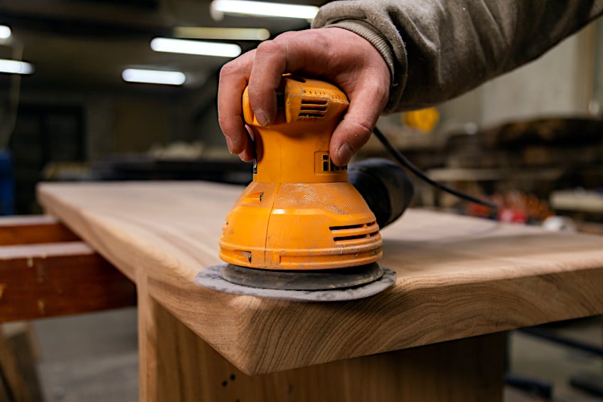 Electric Sander for Rounding Wood Edges