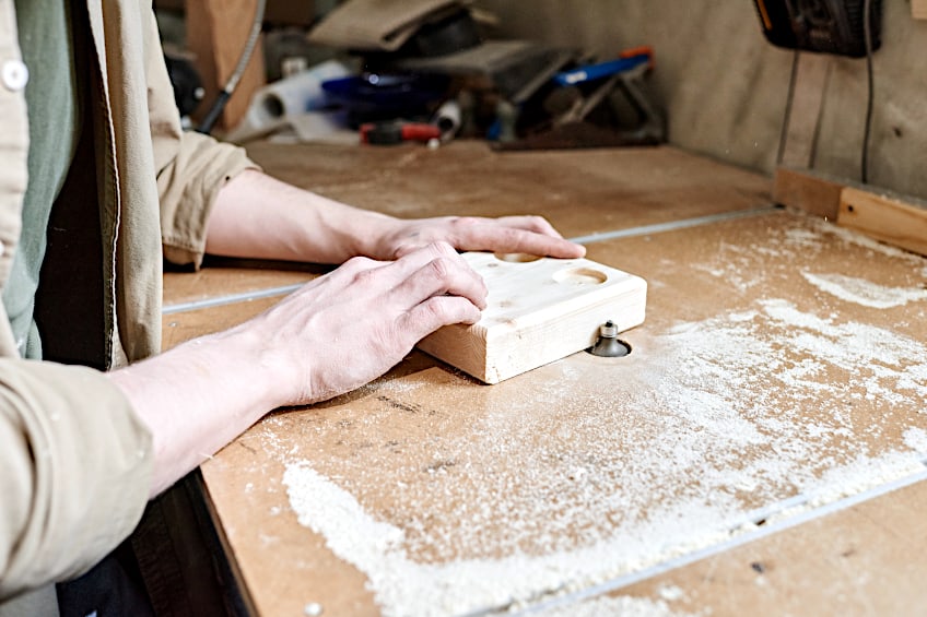 Round Wood Edge with Table Router