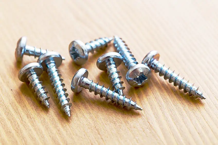 binder screw head types