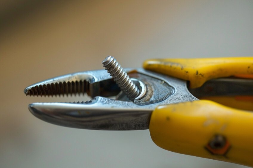 pliers with stripped screws